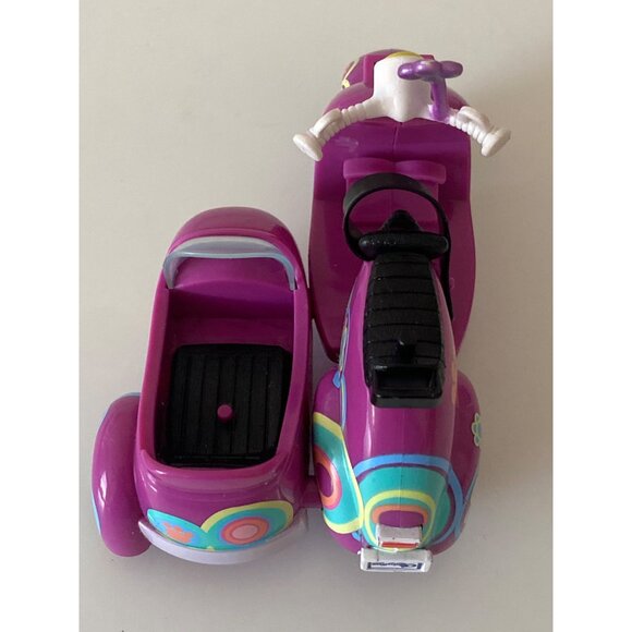 Hasbro Littlest Pet Shop LPS Purple Moped Scooter Side Car  2010 Row Boat - Picture 7 of 16